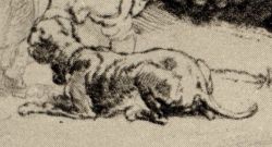 Christ healing the sick, detail