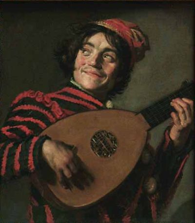 Jester with a lute